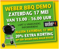 Weber BBQ Demo Hillegom en Vijfhuizen!